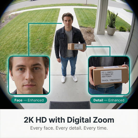 VEIL 2K AI-Powered Wireless Doorbell Camera