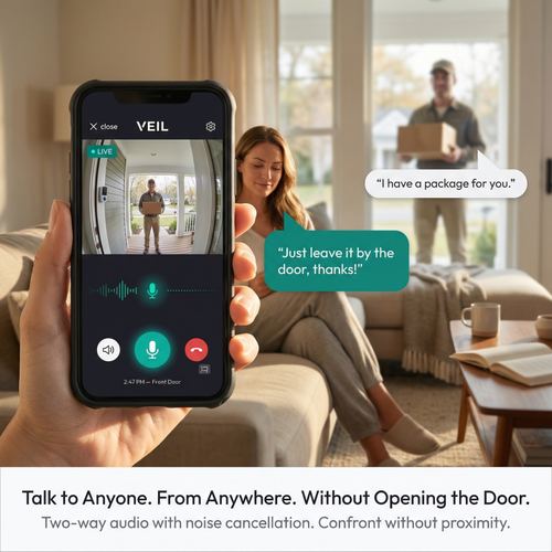 VEIL 2K AI-Powered Wireless Doorbell Camera