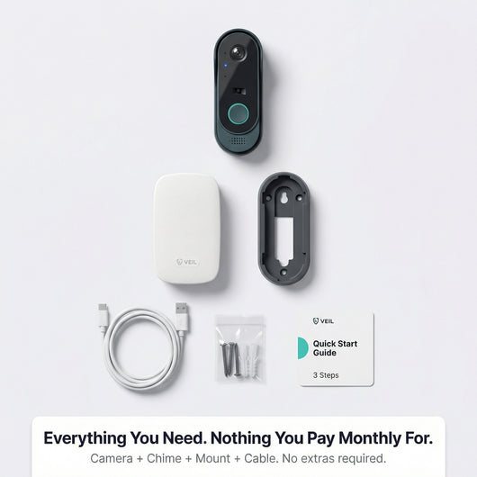 VEIL 2K AI-Powered Wireless Doorbell Camera