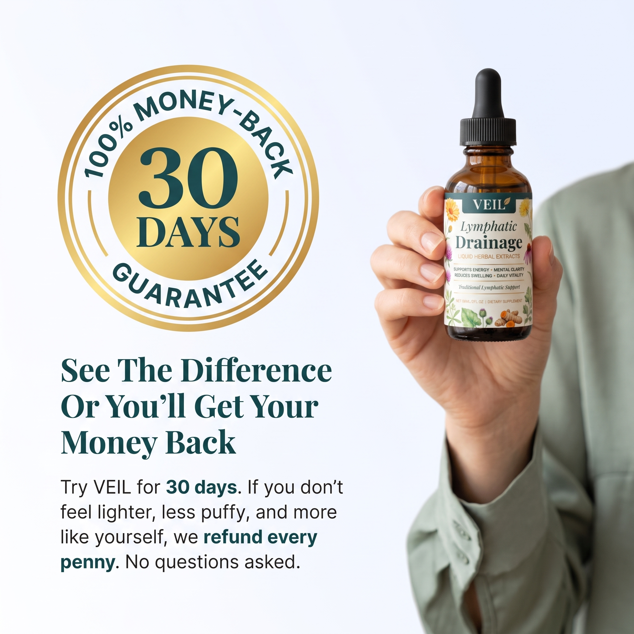 Drain Trapped Fluid & Debloat in as Little as 7 Days With the Plant-Based Lymph Pump
