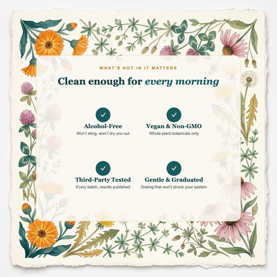 Clean gentle formula, botanical